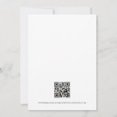 Minimalistische Elegant de Foto van het Lijst van  Save The Date (Achterkant)