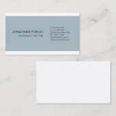 Minimalistische Elegant Director Manager Consultan Visitekaartje (Voorkant / Achterkant)