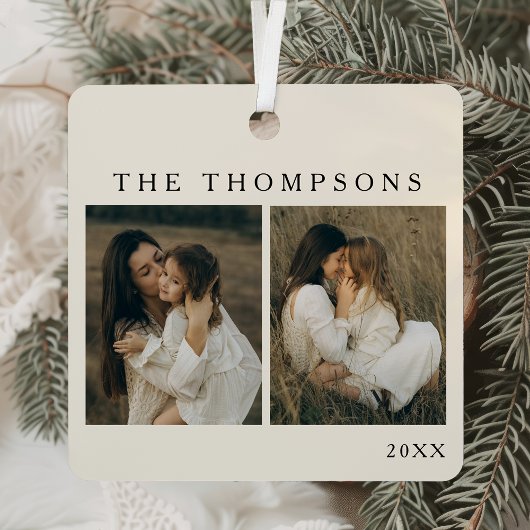 Minimalistische Elegant Eenvoudige 4 Foto Eenvoudi Metalen Ornament