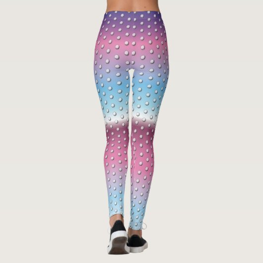 Minimalistische Elegant Golf Design Leggings (Achterkant)