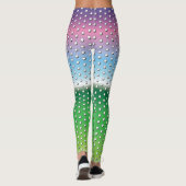 Minimalistische Elegant Golf Design Leggings (Achterkant)