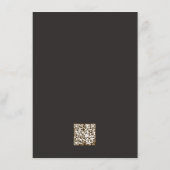 Minimalistische Elegant Neutral Details-Kaart Informatiekaartje (Achterkant)