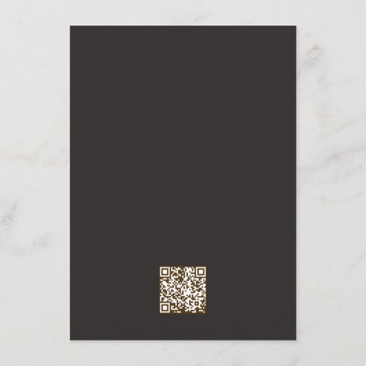 Minimalistische Elegant Neutral Details-Kaart Informatiekaartje (Achterkant)