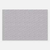 Minimalistische Elegant Neutral Grey Chic Abstract Inpakpapier Vel (Voorkant)