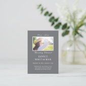 Minimalistische Elegant Orthodoxe Begrafenisgebed  Plaatskaartje (Staand voorkant)