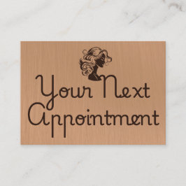 Minimalistische Elegant Salon Afspraakkaart Afsprakenkaartje