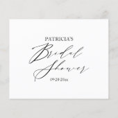 Minimalistische Elegant Vrijgezellenfeest Advies K (Achterkant)