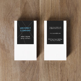 Minimalistische elegante architect visitekaartje