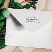 Minimalistische Elegante Bedrijfsnaam Professionee Rubberstempel