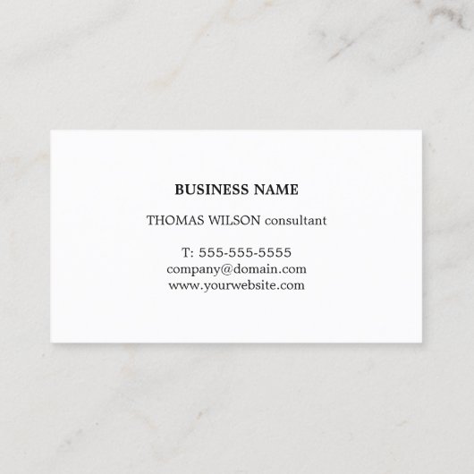 Minimalistische elegante blauwe pastel vet netwerk visitekaartje (Achterkant)