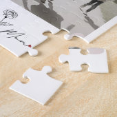 Minimalistische Elegante Bloemmoeder Legpuzzel (Zijkant)