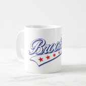 Minimalistische Elegante Brooklyn Design Koffiemok (Voorkant links)