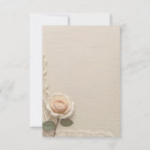  minimalistische elegante bruiloft RSVP kaartje (Achterkant)