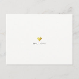 Minimalistische elegante bruiloft save-the-date wi aankondigingskaart