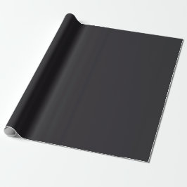 Minimalistische Elegante Chique Effen Antracietgri Cadeaupapier