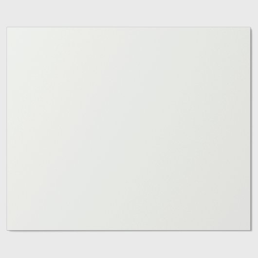 Minimalistische Elegante Chique Effen Katoen Wit V Cadeaupapier (Vlak)