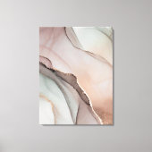 Minimalistische elegante chique Waterverf Canvas Afdruk (Voorkant)