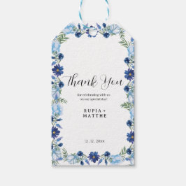 Minimalistische Elegante Dank U Favor Geschenk Cadeaulabel