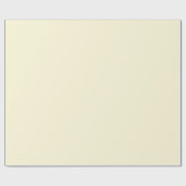 Minimalistische Elegante Effen Pastelcrème Cadeaupapier (Vlak)