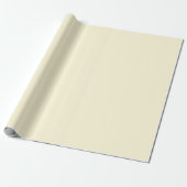 Minimalistische Elegante Effen Pastelcrème Cadeaupapier (Uitgerold)