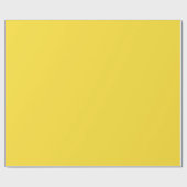 Minimalistische Elegante Effenvoudige Chic Banaan  Cadeaupapier (Vlak)