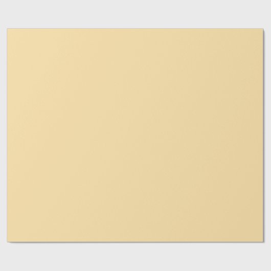 Minimalistische Elegante Effenvoudige Chic Perzik Cadeaupapier (Vlak)