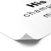 Minimalistische Elegante Formele Trouwbar Menu Pos Poster (Hoek)