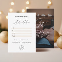 Minimalistische Elegante Gebrandmerkte Logo Cadeau