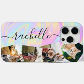 Minimalistische elegante gepersonaliseerde fotocol Case-Mate iPhone case (Achterkant (horizontaal))