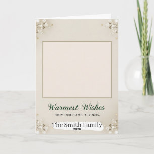 Minimalistische Elegante Hartelijke Wensen Familie Kaart