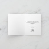 Minimalistische Elegante Kerstmis Compositie Corpo Feestdagen Kaart (Binnen)