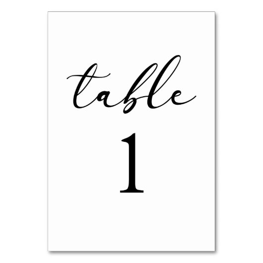 Minimalistische Elegante Klassieke Basic Wedding Kaart (Voorkant)