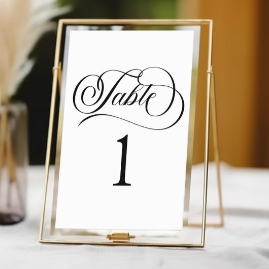 Minimalistische Elegante Klassieke Basic Wedding Kaart