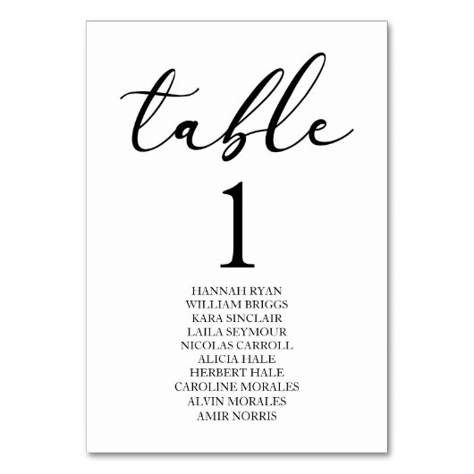 Minimalistische Elegante Klassieke Basic Wedding Kaart (Voorkant)