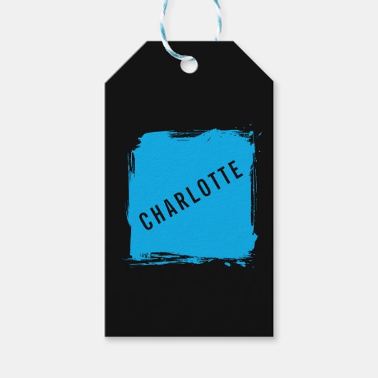 Minimalistische Elegante Klassieke Eigen Naam Prof Cadeaulabel (Voorkant)