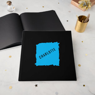 Minimalistische Elegante Klassieke Eigen Naam Prof Gastenboek