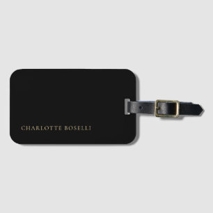 Minimalistische Elegante Klassieke Professionele E Bagagelabel