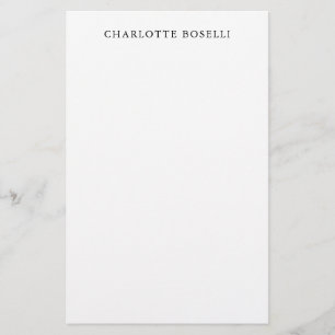 Minimalistische Elegante Klassieke Professionele E Briefpapier