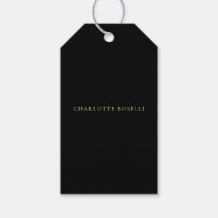 Minimalistische Elegante Klassieke Professionele E Cadeaulabel