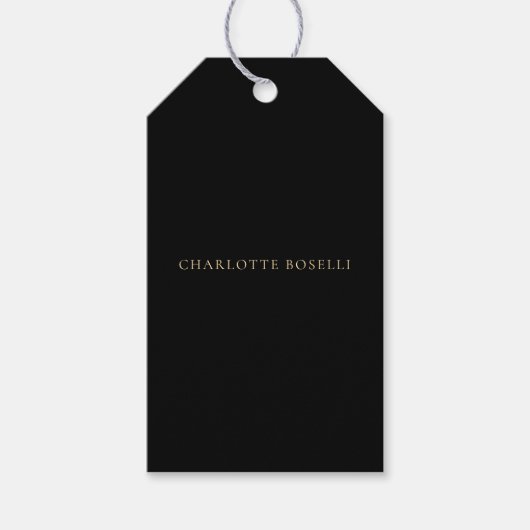 Minimalistische Elegante Klassieke Professionele E Cadeaulabel (Voorkant)