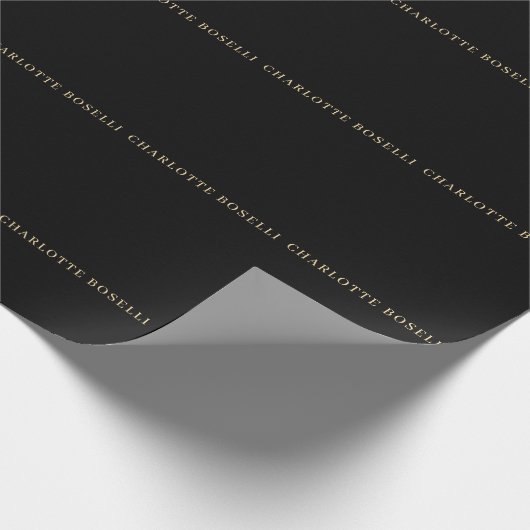 Minimalistische Elegante Klassieke Professionele E Cadeaupapier (Hoek)