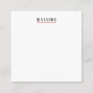 Minimalistische Elegante Klassieke Professionele E Informatiekaartje