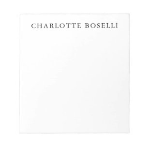 Minimalistische Elegante Klassieke Professionele E Notitieblok
