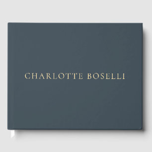 Minimalistische Elegante Klassieke Professionele H Gastenboek