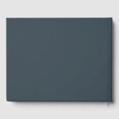 Minimalistische Elegante Klassieke Professionele H Gastenboek (Achterkant)