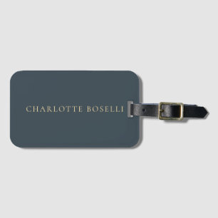 Minimalistische Elegante Klassieke Professionele K Bagagelabel