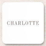 Minimalistische Elegante Klassieke Professionele N Bier Onderzetter<br><div class="desc">Diverse Grootte- en Type-opties,  Gebruiksvriendelijk Creatie Tool. U hoeft alleen de naam te wijzigen.</div>