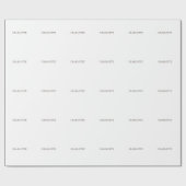 Minimalistische Elegante Klassieke Professionele N Cadeaupapier (Vlak)