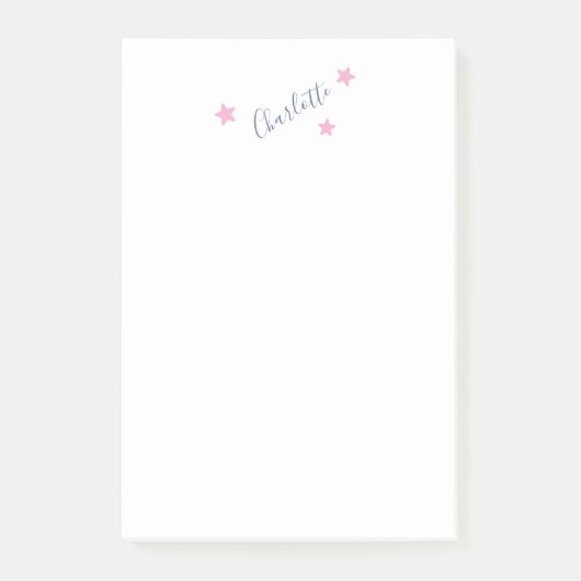 Minimalistische Elegante Klassieke Professionele N Post-it® Notes (Voorkant)