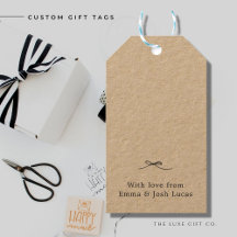 Minimalistische Elegante Kraft Zwarte Boog Jonggeh